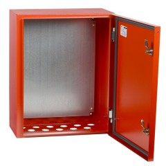Корпус металлический ЩМП-3-0 У2 (650х400х220 мм) IP54 RAL 3020 IEK с монтажной панелью5