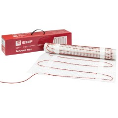 Мат нагревательный  двухжильный "Уют" 4 кв. м. 600 Вт EKF Proxima без терморегулятора