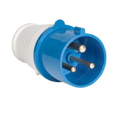 Вилка переносная 023 2Р+РЕ 32А 220В IP44 EKF PROxima