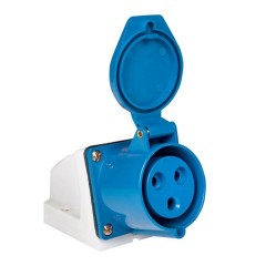 Розетка стационарная наружная 123 2Р+РЕ 32А 220В IP44 EKF PROxima
