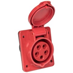 Розетка стационарная внутренняя 415 3Р+РЕ+N 16А 380В IP44 EKF PROxima
