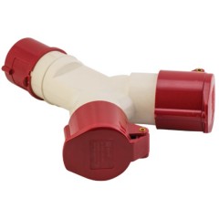 Розетка двухлучевая 1012-214 3Р+РЕ 16А 380В IP44 EKF PROxima