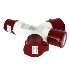 Розетка трехлучевая 1013-214 3Р+РЕ 16А 380В IP44 EKF PROxima