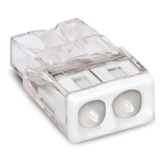 Клеммник WAGO 2 (одножильных) х 0,5-2,5 мм2 24A Cu/Al с пастой "Alu-Plus" [уп. 100шт]