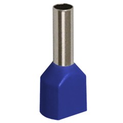 Наконечник штырьевой втулочный изолированный НШвИ(2) 2,5-10 (уп.100шт) КВТ (79468)