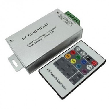 Обзор Контроллер с радиопультом RF20B 144W 12V для светодиодных лент RGB