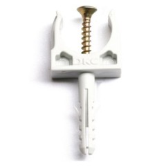 Держатель с защелкой и дюбелем, д.32мм DKC