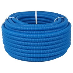 Труба ППЛ гибкая гофр. д.50мм, лёгкая без протяжки, цвет синий [бухта 15м] DKC