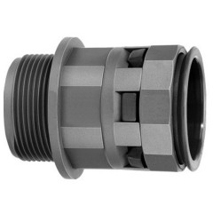 Муфта труба-коробка DN 23 мм, M32х1,5, полиамид, цвет чёрный DKC