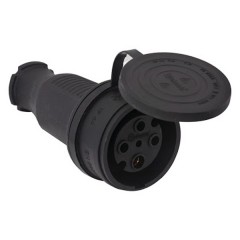 Розетка каучуковая T-plast 3P+N 32А 380В IP44 переносная