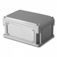 Корпус пластиковый общего назначения IP67, 300x200x146 (высота крышки 21), стенки с выбивными фланца