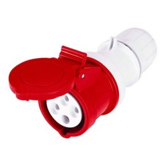 Розетка кабельная DKC Quadro IP44 16A 3P+E 400V Розетка кабельная DKC Quadro IP44 16A 3P+E 400V