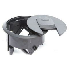 Люк в пол LUK/2 Экопласт на 2 механизма (45х45 мм) с суппортом, пластик