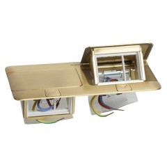 Лючок Legrand 6 (2х3) модулей латунь