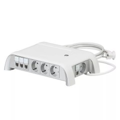 Розеточный блок Legrand укомплектованный розетками 8x2К+З 16А  и коммутатором на 6 портов 10/100basе