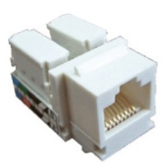 Механизм компьютерной розетки RJ-45, кат.5е, UTP Экопласт LK45