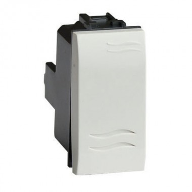 Купить Выключатель типа кнопка DKC Brava 1 модуль белый