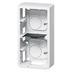 Коробка для накладного монтажа Legrand Mosaic 5 или 2х2 модуля вертикальная высота 40мм