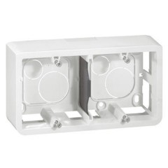 Коробка для накладного монтажа Legrand Mosaic 4/5 или 2х2 модуля высота 40мм