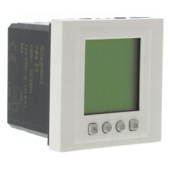 Выключатель с таймером программируемый недельный Legrand Mosaic 8 программ 16А 1НО/НЗ 2 модуля белый