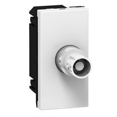 Видеорозетка Legrand Mosaic разъем BNC 75  LCS? 1 модуль  белая