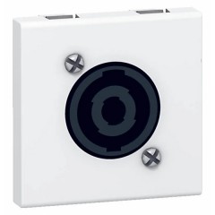 Аудиорозетка разъем Speakon Legrand Mosaic 4 контакта LCS? 2 модуля белый