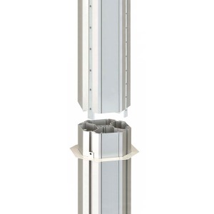 Обзор Удлинитель четырехсторонней колонны Simon Connect ALK5400, 0,5м, алюминий