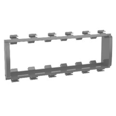 Каркас под 6 модулей "VIVA" для кабель-канала DKC In-liner Front серый