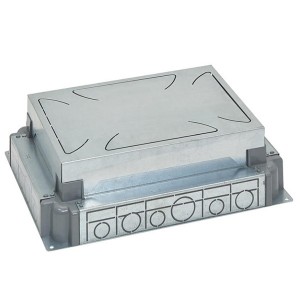 Обзор Монтажная коробка для бетонных полов Legrand стандартная нерегулируемая 65-90 mm 12м