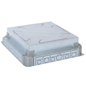 Обзор Монтажная коробка для бетонных полов Legrand стандартная нерегулируемая 65-90 mm 24м