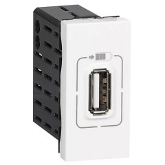 Розетка USB Legrand Mosaic для зарядки 5В 750мА 1 модуля