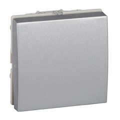 Выключатель 2-х полюсный 16А Altira Schneider Electric металлик 2 модуля
