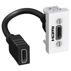 Розетка HDMI 45x22,5мм Altira Schneider Electric белый 1 модуля