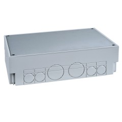 Коробка установочная для лючка Schneider Electric высотой 75-95мм 188х265мм для лючка на 6/8 постов