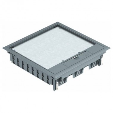 Купить Лючок OBO Bettermann GES9-3B U (универсальный) 12xModul45 в 3хU4 (полиамид,серый)
