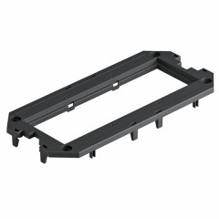 Накладка для монтажной коробки OBO Bettermann UT4 для 3xModul45 165x76 мм (полиамид, черный)