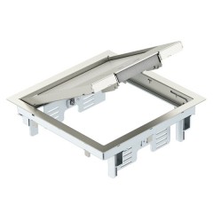Лючок OBO Bettermann GES9M-2 (универсальный) 12xModul45 (нержавеющая сталь)
