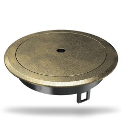 Лючок OBO Bettermann GES R2B пылевлагостойкий IP66, IK10, 40х140 мм (латунный) с ключом