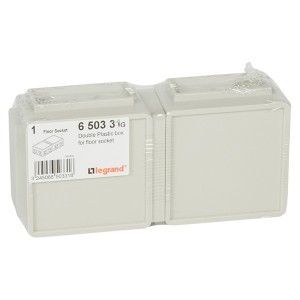 Отзывы Монтажная коробка под заливку для лючков Legrand 6 (2х3) модулей пластик