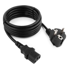 Кабель электрический Simon Connect с вилкой 2к+з 2м, графит
