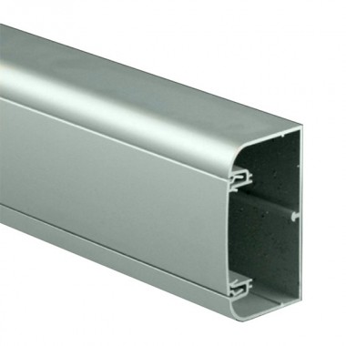 Купить Кабель-канал алюминиевый 110х50 мм (с 1 крышкой), цвет серый металлик, DKC In-liner Aero (кабельный короб)