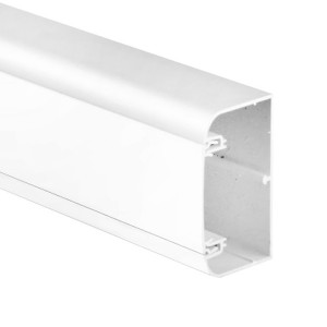 Купить Кабель-канал алюминиевый 110х50 мм (с 1 крышкой), цвет белый, DKC In-liner Aero (кабельный короб)