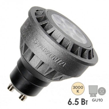 Отзывы Лампа светодиодная Sylvania LED MR16 6,5W (50W) 3000K DIM 40° 220V GU10