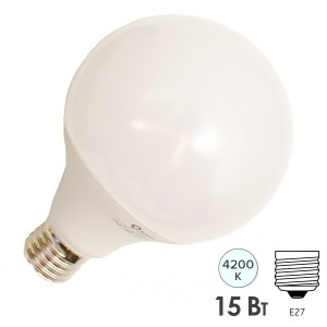 Отзывы Лампа-шар светодиодная Foton FL-LED G95 15W 4200К E27 230V 1350lm белый свет