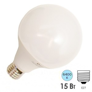Обзор Лампа-шар светодиодная Foton FL-LED G95 15W 6400К E27 230V 1350lm холодный свет