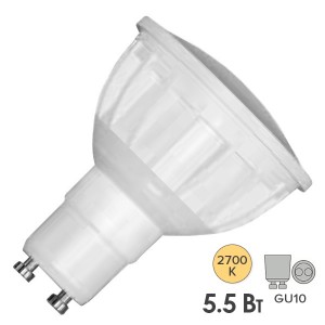 Отзывы Лампа светодиодная Foton FL-LED PAR16 5,5W 2700K 220V GU10 56xd50 510Лм теплый свет