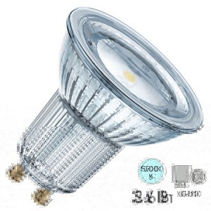 Купить Лампа светодиодная Osram LED PAR16 35 3,6W/850 36° 230lm 220V GU10