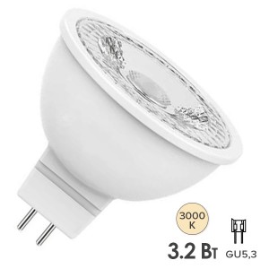 Отзывы Лампа светодиодная Osram LED MR16 20 3,2W/830 36° 12V 230lm GU5.3