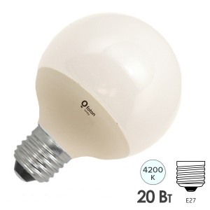 Лампа-шар светодиодная Foton FL-LED G120 20W 4200К E27 230V 1800lm белый свет