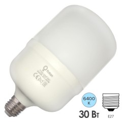 Лампа светодиодная FL-LED T100 30W 6400К 220V-240V 2800lm E27 (+ переходник E40) дневной свет